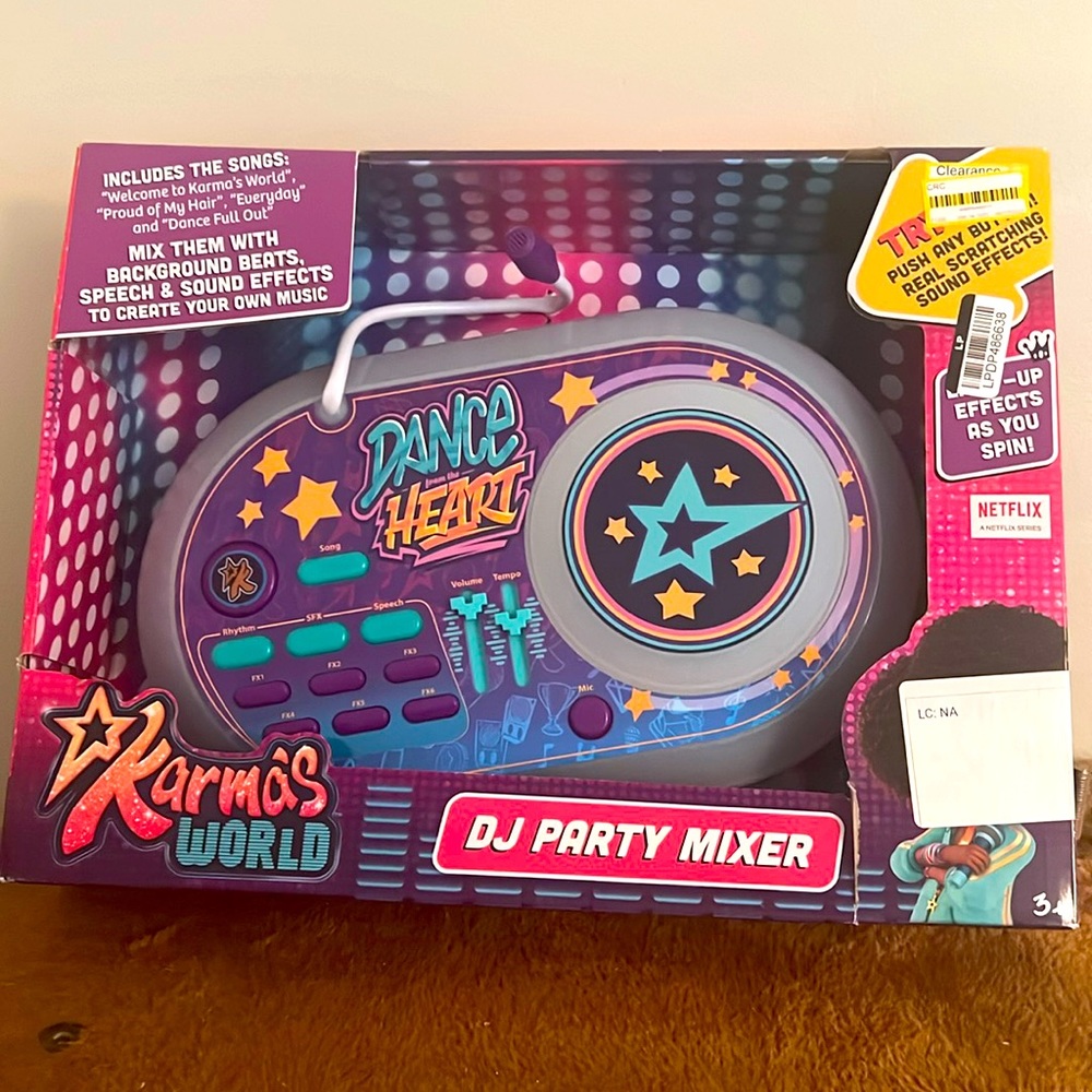 New in box boy/girl toy 3+ DJ PARTY MIXER